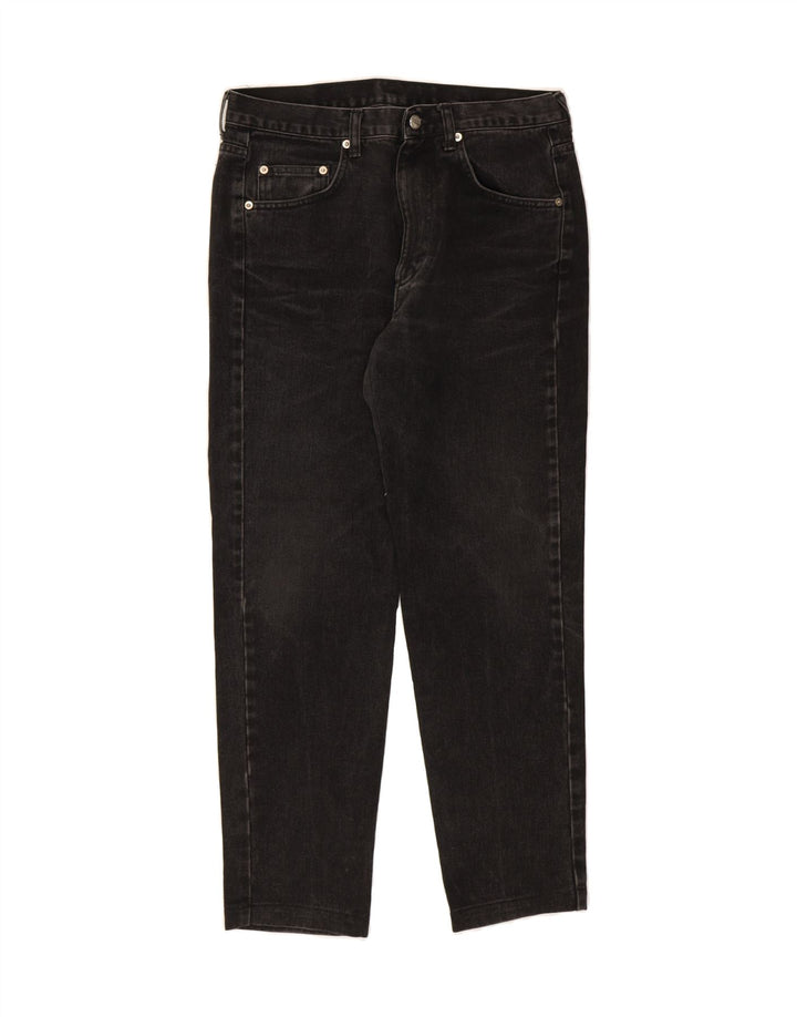 REPORTER Mens Straight Jeans W48 L29 Black Cotton Vintage Reporter and Second-Hand Reporter from Messina Hembry 