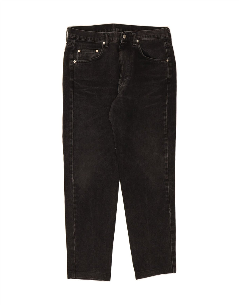 REPORTER Mens Straight Jeans W48 L29 Black Cotton Vintage Reporter and Second-Hand Reporter from Messina Hembry 