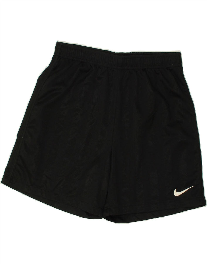 NIKE Mens Sport Shorts Small Black Polyester | Vintage Nike | Thrift | Second-Hand Nike | Used Clothing | Messina Hembry 