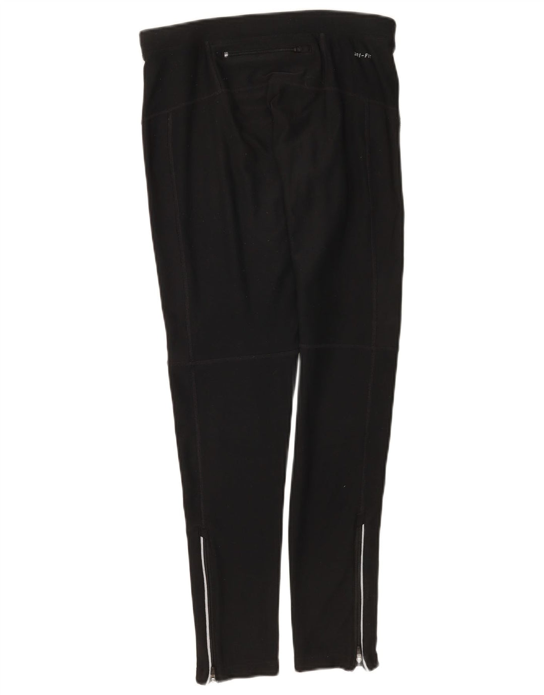 Nike Womens Dri Fit Tracksuit Trousers UK 12 Medium Black Polyester