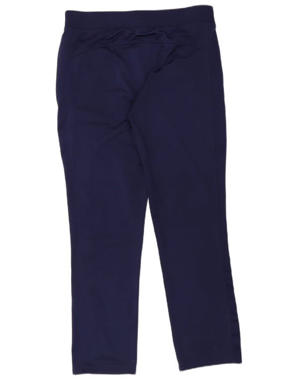 Puma Womens Tracksuit Trousers UK 16 Large Navy Blue