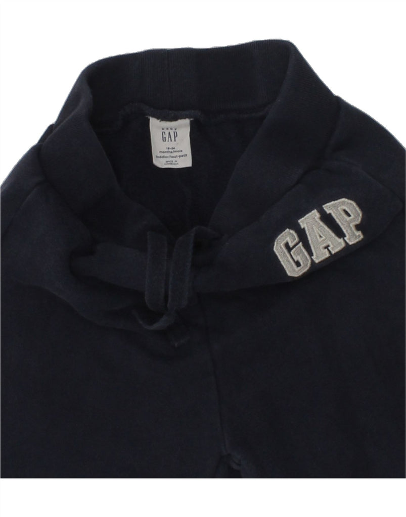 GAP Baby Boys Graphic Joggers Tracksuit Trousers 18-24 Months Navy Blue | Vintage Gap | Thrift | Second-Hand Gap | Used Clothing | Messina Hembry 