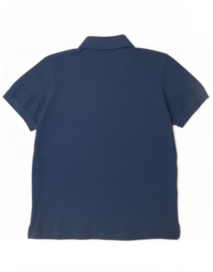 Pierre Cardin Mens Regular Fit Polo Shirt Large Blue Cotton