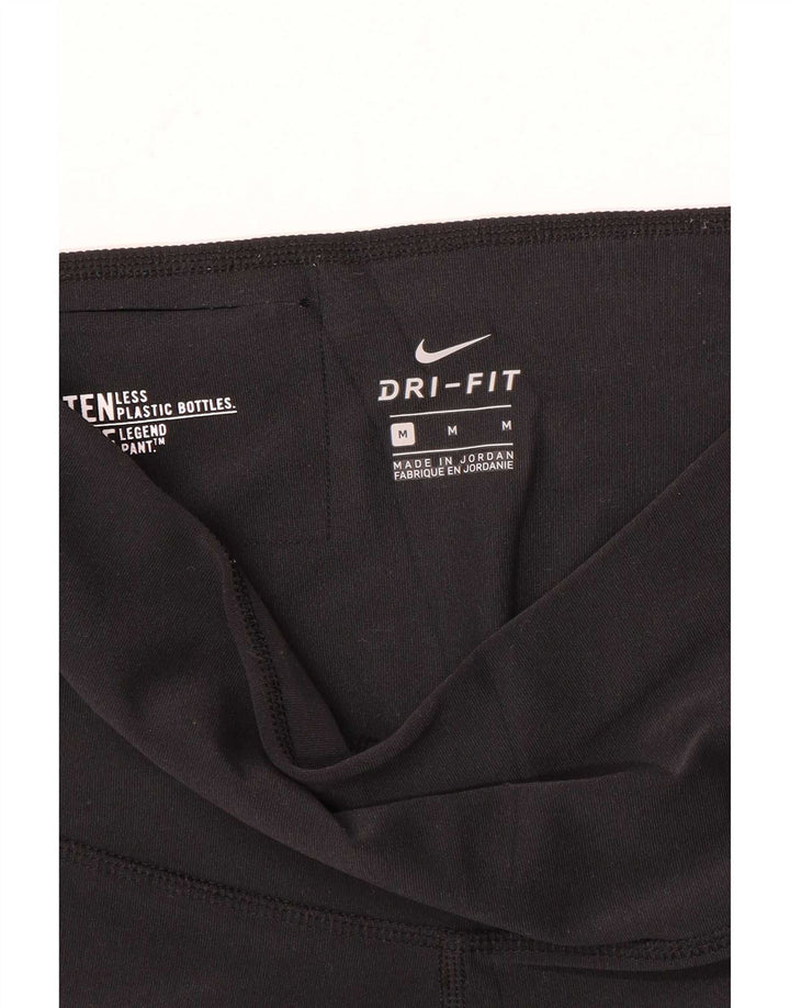 Nike Womens Leggings UK 14 Medium Black