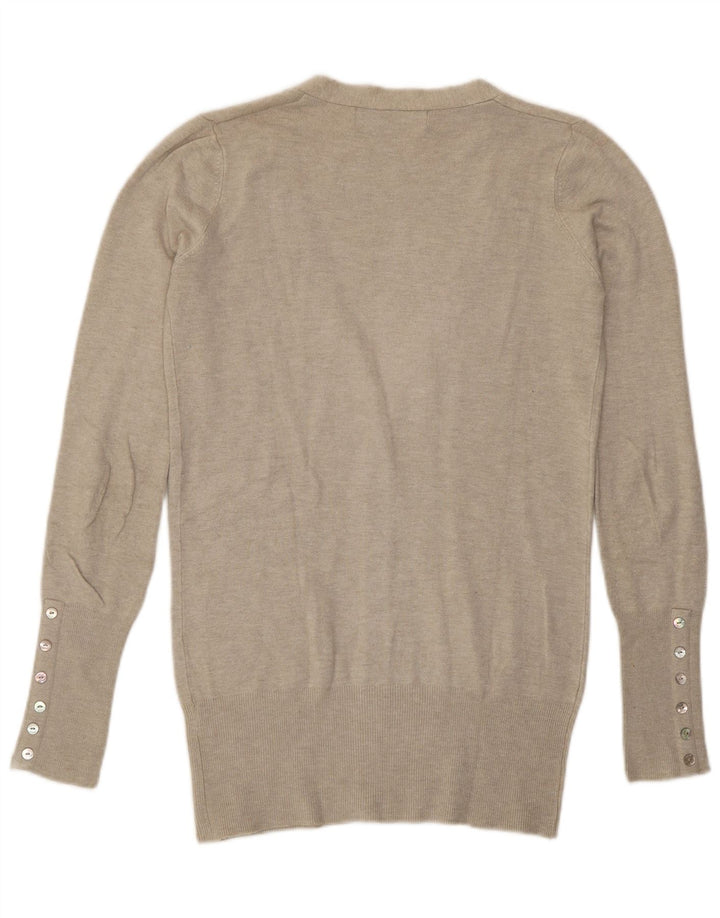 Zara Womens Cardigan Sweater UK 10 Small Grey