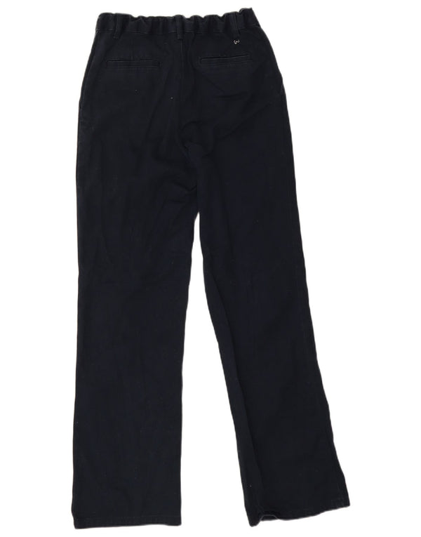 Izod Boys Regular Fit Chino Trousers 15-16 Years W24 L27 Navy Blue Cotton