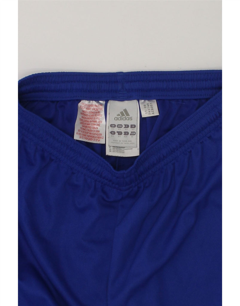 ADIDAS Boys Climalite Sport Shorts 9-10 Years XS  Navy Blue Polyester | Vintage Adidas | Thrift | Second-Hand Adidas | Used Clothing | Messina Hembry 