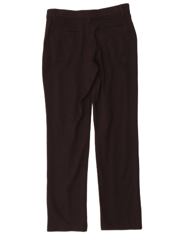 LEE Womens Regular Fit Mid Rise Suit Trousers US 8 Medium W30 L32 Black