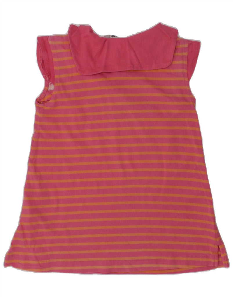 ADIDAS Baby Girls Graphic Polo Dress 12-18 Months Pink Striped | Vintage Adidas | Thrift | Second-Hand Adidas | Used Clothing | Messina Hembry 