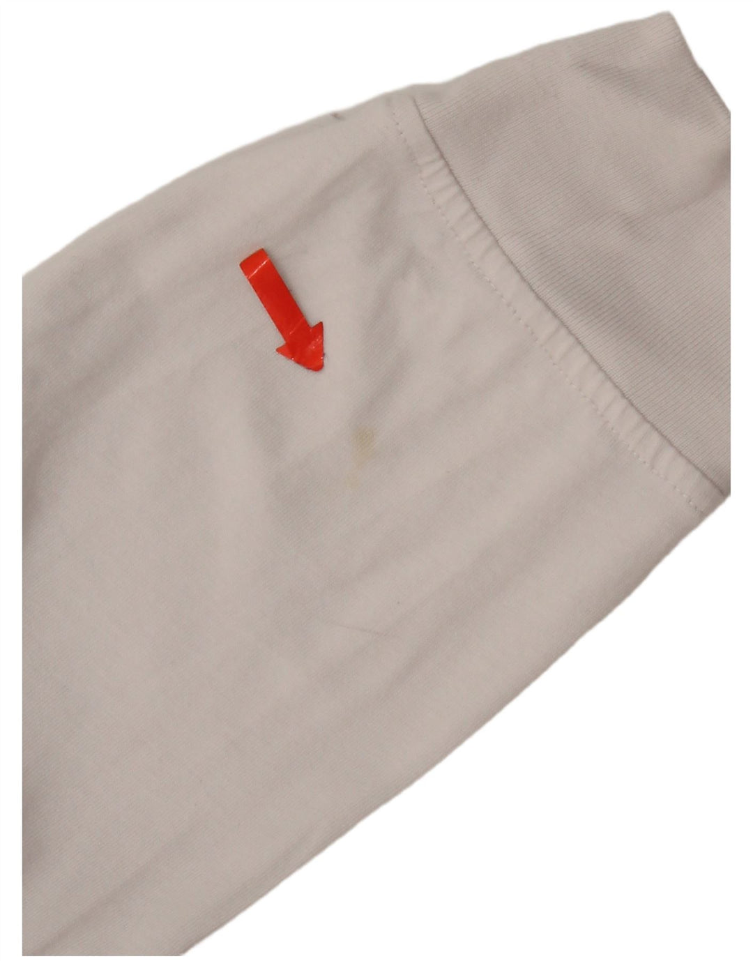 Converse Mens Graphic Top Long Sleeve Medium White Cotton