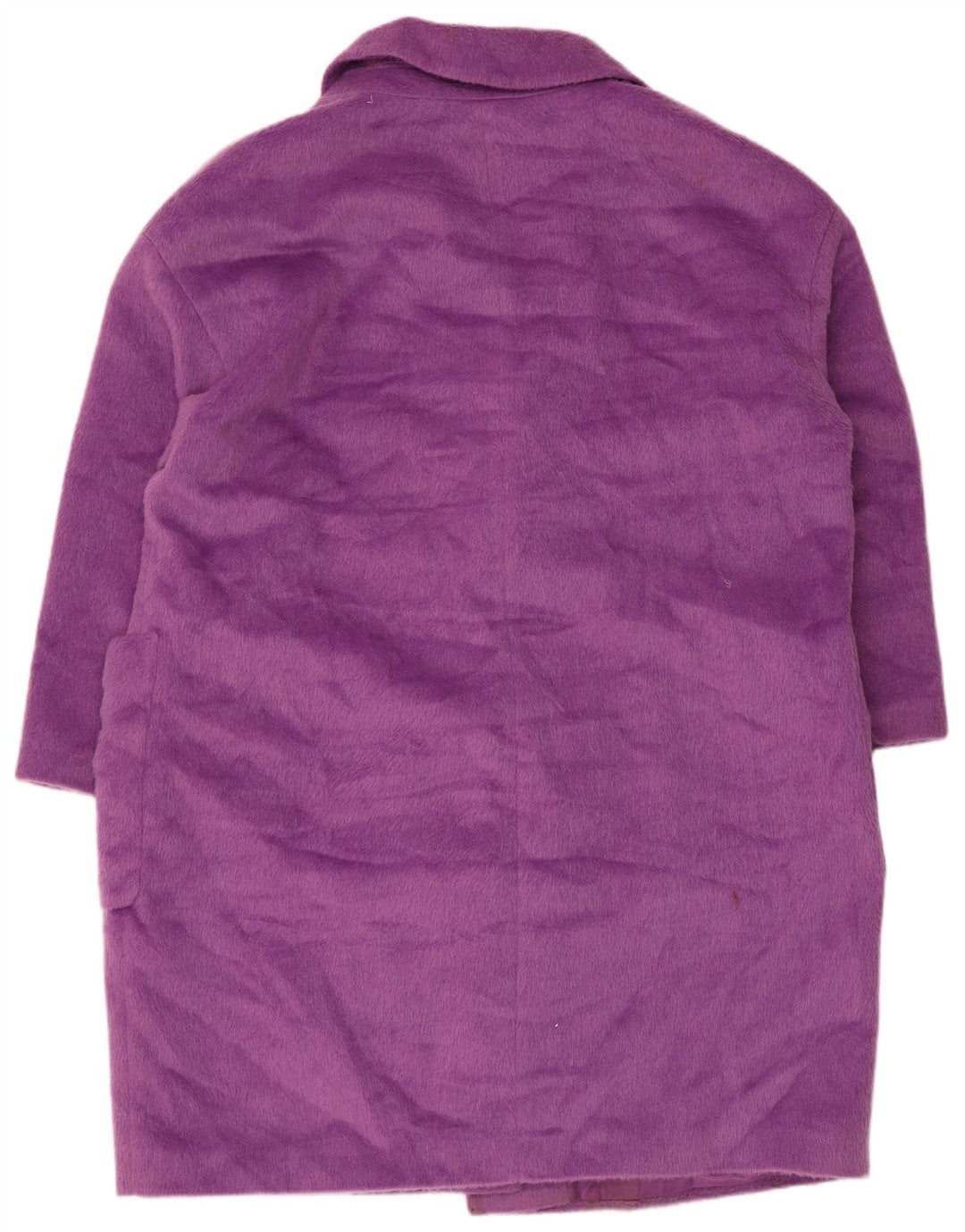Marks & Spencer Womens Overcoat UK 22 3XL Purple Polyester