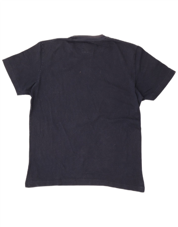 Uniform Mens Graphic T-Shirt Top XL Navy Blue Cotton