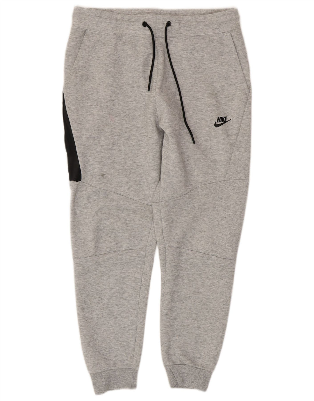 NIKE Mens Tracksuit Trousers Joggers Medium  Grey Colourblock Cotton