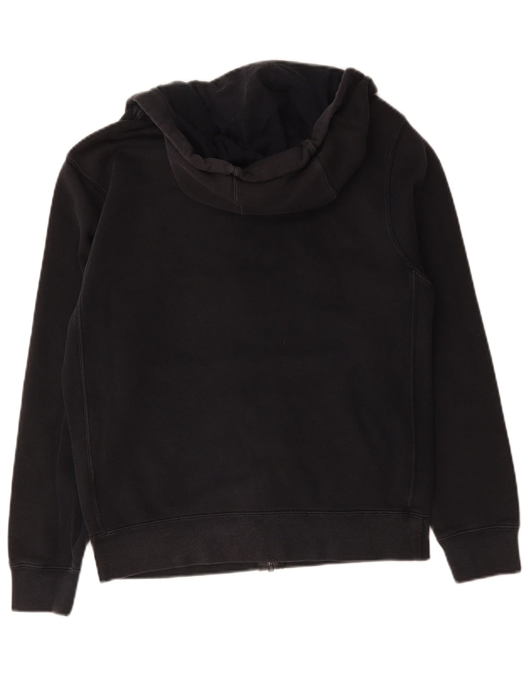 Nike Mens Zip Hoodie Sweater Small Black Cotton