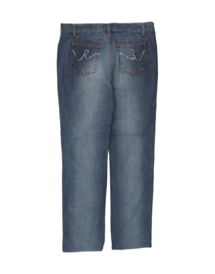 ROCCOBAROCCO Womens Straight Jeans  W31 L28 Blue Cotton Vintage Roccobarocco and Second-Hand Roccobarocco from Messina Hembry 