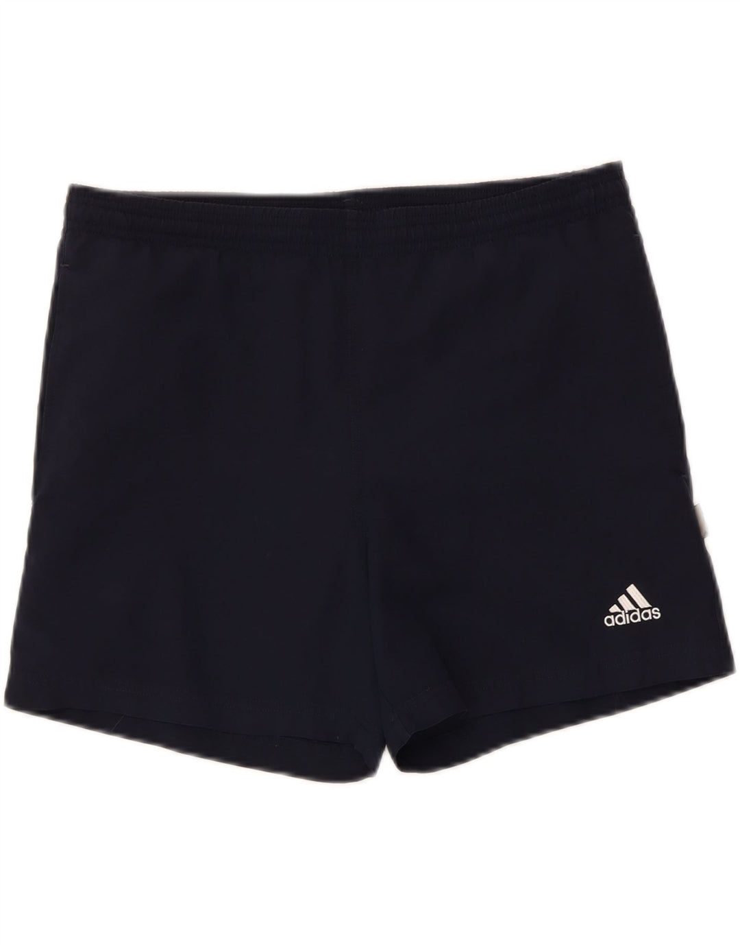 ADIDAS Boys Sport Shorts 13-14 Years Navy Blue Vintage Adidas and Second-Hand Adidas from Messina Hembry 