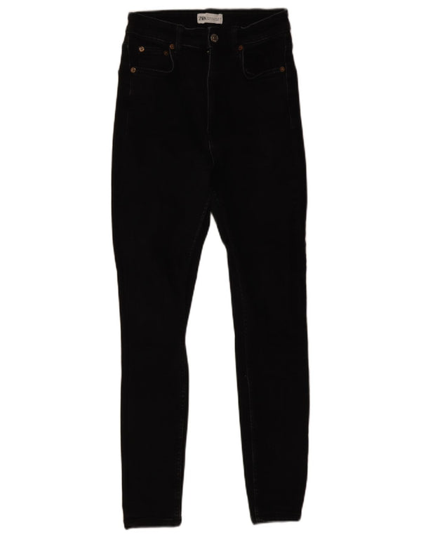 Zara Womens Skinny Jeans EU 38 Small W28 L27 Black