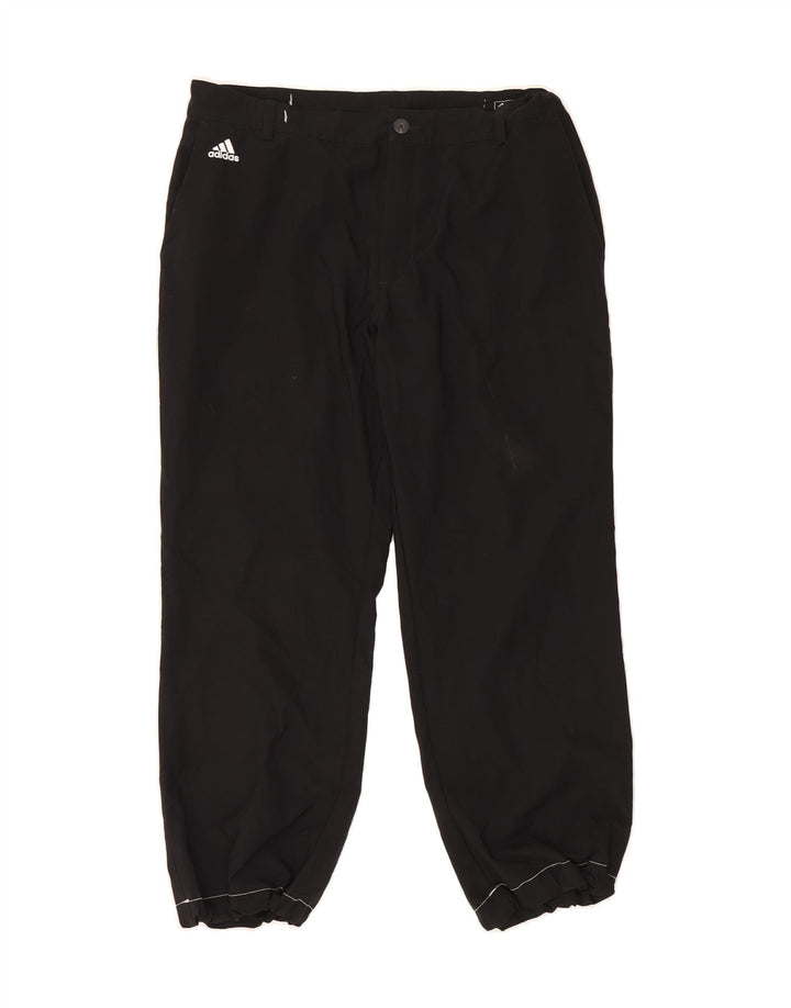ADIDAS Mens Climalite Joggers Chino Trousers W34 L26 Black Polyester Vintage Adidas and Second-Hand Adidas from Messina Hembry 