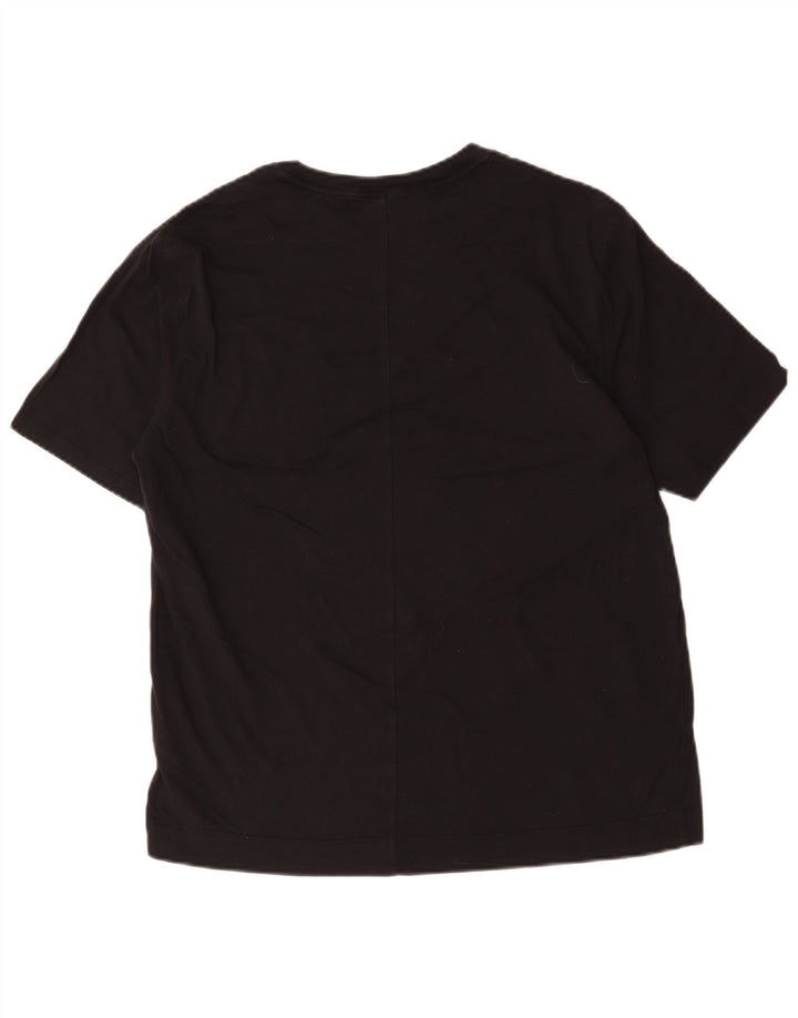 Calvin Klein Mens Graphic T-Shirt Top Large Black Cotton