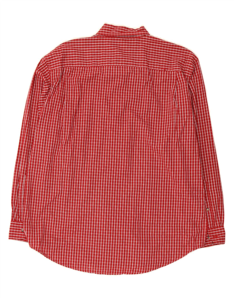 WRANGLER Mens Shirt Large Red Check Cotton Vintage Wrangler and Second-Hand Wrangler from Messina Hembry 