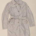PEUTEREY Womens Trench Coat IT 48 XL Grey Polyester