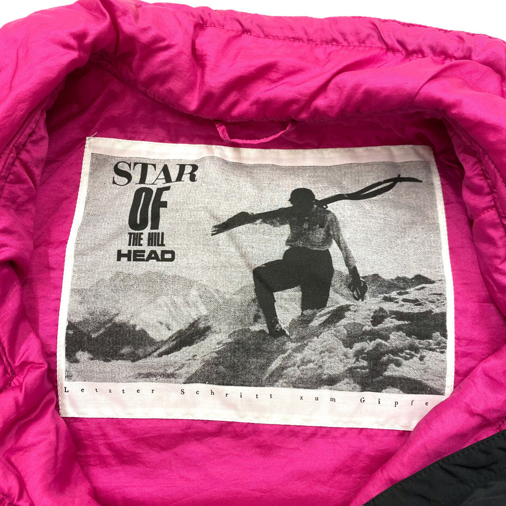 Star Of The Hill Head Ski Suit | Vintage Designer Black Pink Retro Snow Gear VTG | Vintage Messina Hembry | Thrift | Second-Hand Messina Hembry | Used Clothing | Messina Hembry 