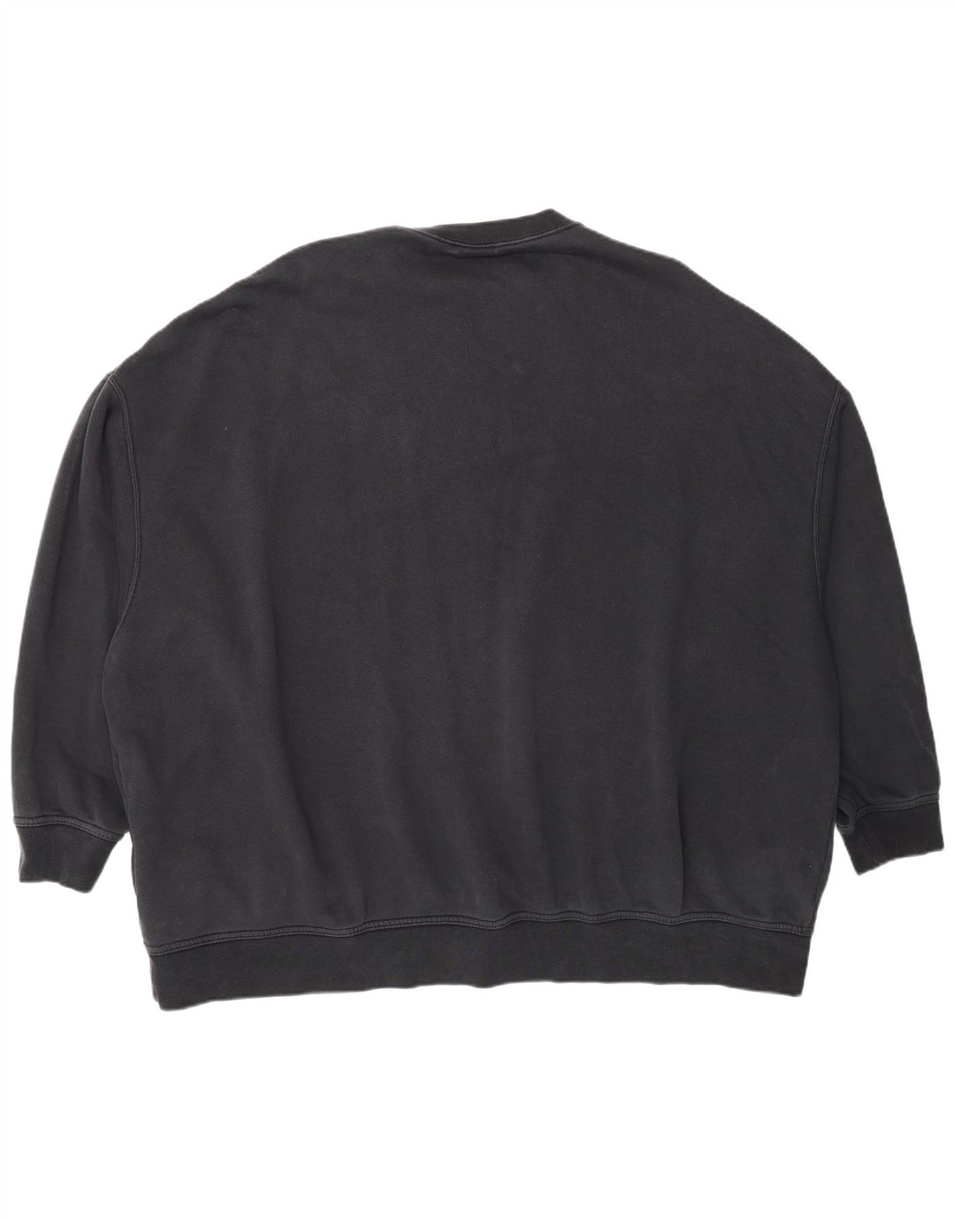 Nike Womens Oversized Sweatshirt Jumper UK 18 XL Black Cotton