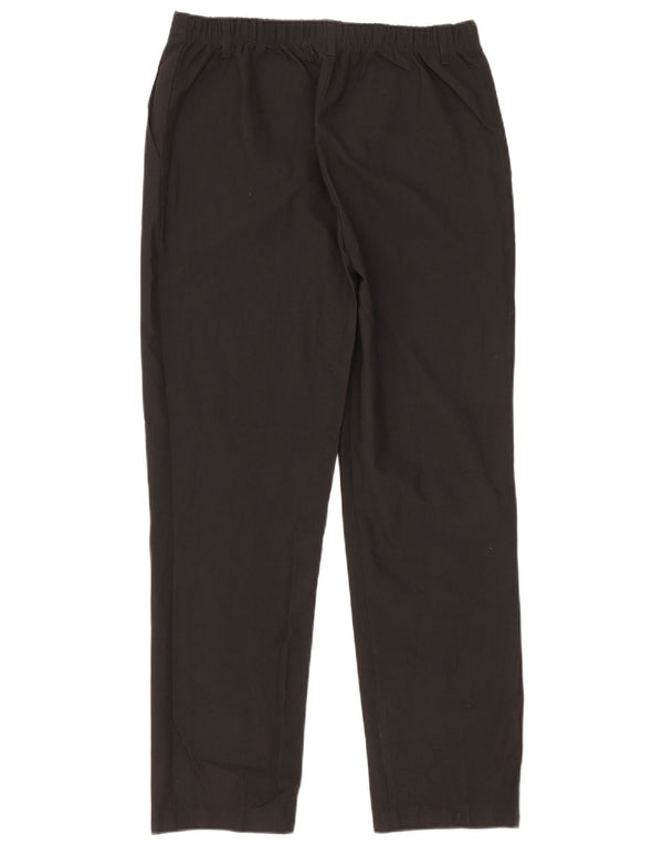 Marks & Spencer Boys Slim Suit Trousers 15-16 Years W32 L30 Black Polyester
