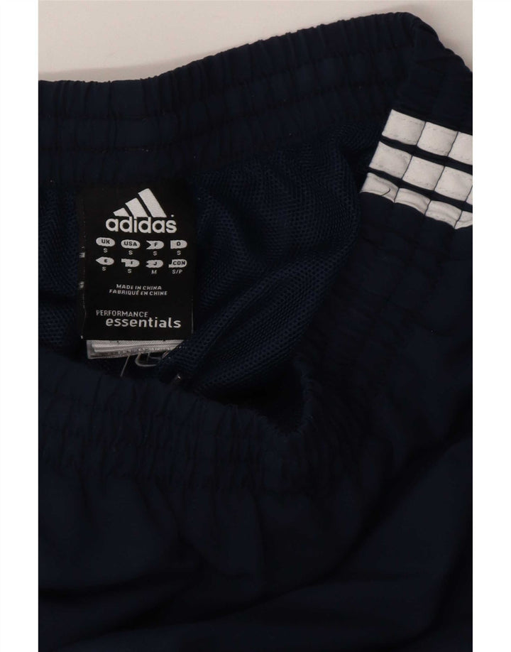 Adidas Mens Climalite Tracksuit Trousers Joggers Small Navy Blue Polyester
