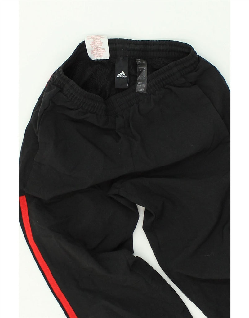 ADIDAS Boys Tracksuit Trousers Joggers 7-8 Years Black Polyester | Vintage Adidas | Thrift | Second-Hand Adidas | Used Clothing | Messina Hembry 