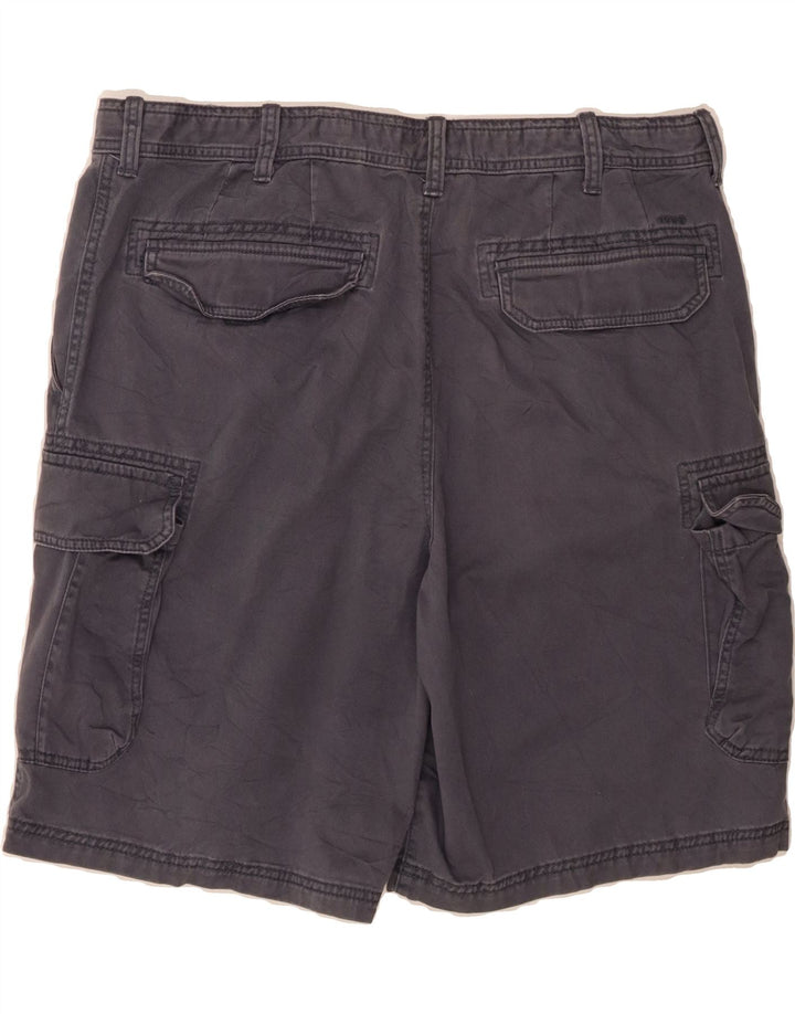 IZOD Mens Cargo Shorts W38 XL Navy Blue Cotton Vintage Izod and Second-Hand Izod from Messina Hembry 