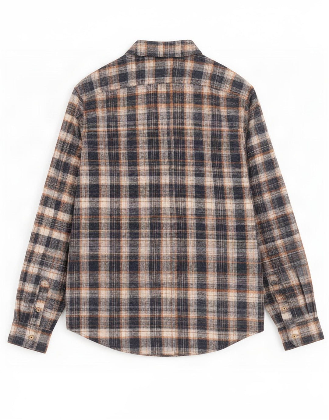 Ben Sherman Mens Flannel Shirt Large Blue Check