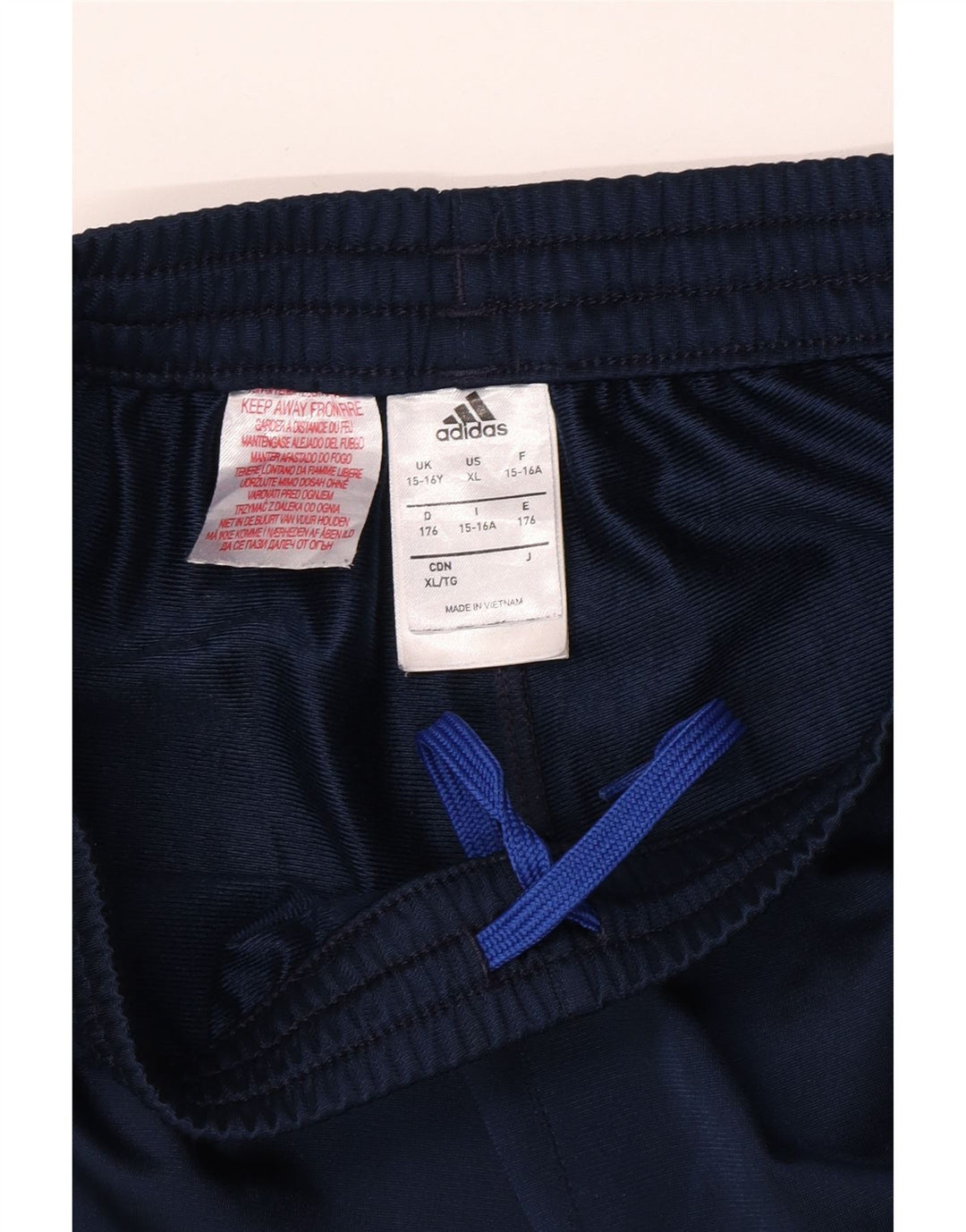 Adidas Boys Sport Shorts 15-16 Years  Navy Blue Polyester