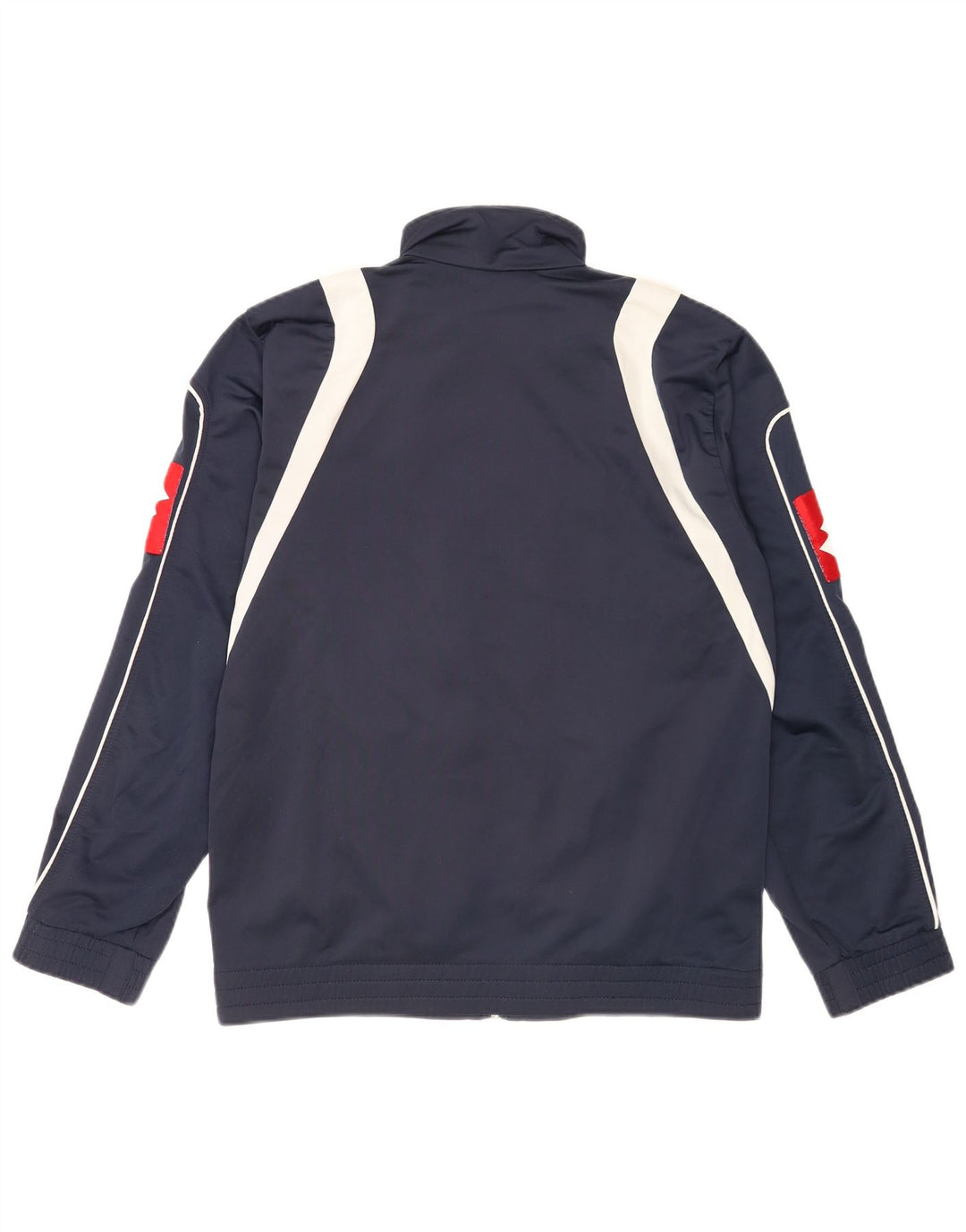 Lotto Mens Tracksuit Top Jacket UK 38/40 Medium Navy Blue Colourblock