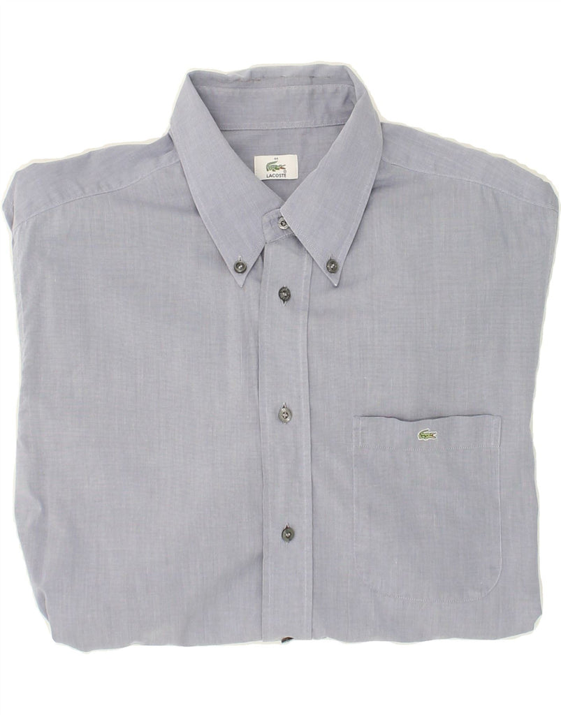 LACOSTE Mens Shirt Size 44 XL Grey Cotton Vintage Lacoste and Second-Hand Lacoste from Messina Hembry 