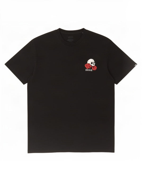 Vans Mens Graphic T-Shirt Top Large Black Cotton