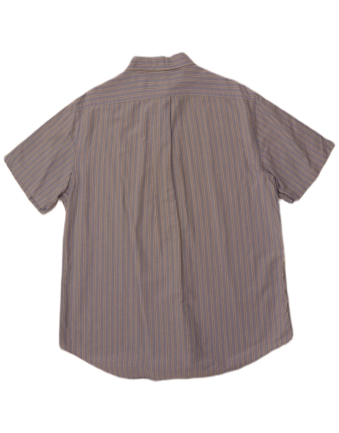 POLO RALPH LAUREN Mens Short Sleeve Classic Fit Shirt Large Blue Striped