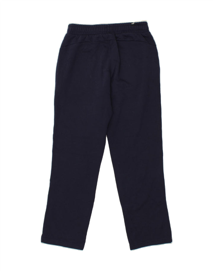 PUMA Womens Tracksuit Trousers UK 8 Small  Navy Blue Cotton Vintage Puma and Second-Hand Puma from Messina Hembry 