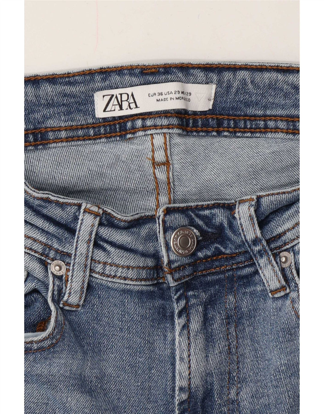 Zara Mens Slim Jeans EU 36 XS W29 L30 Blue