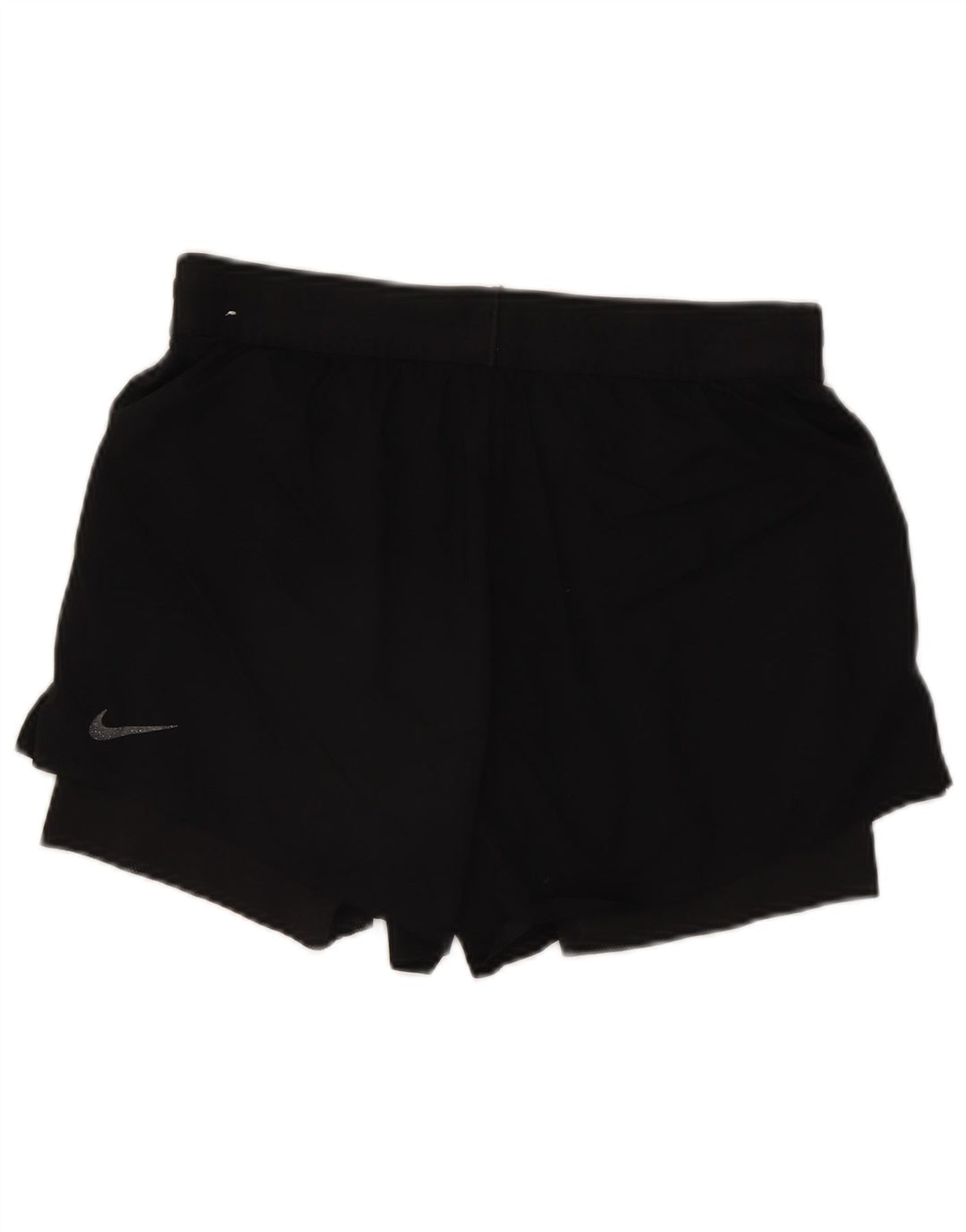 Nike Womens Dri Fit Sport Shorts UK 14 Medium Black Nylon