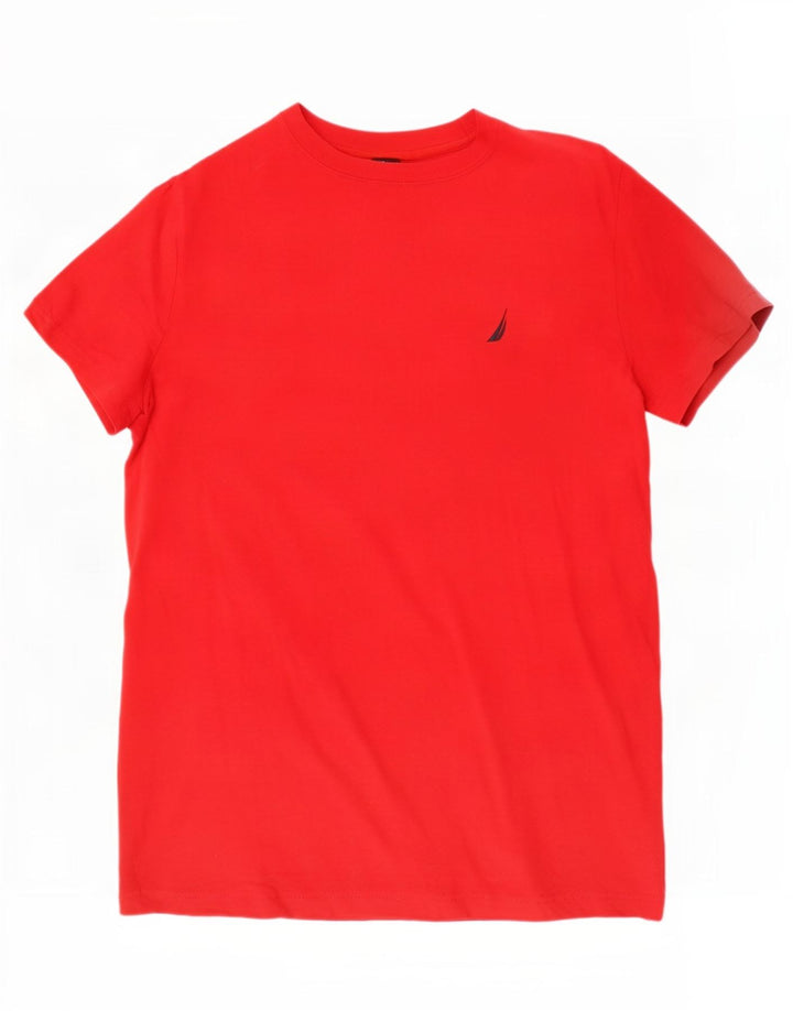 Nautica Mens T-Shirt Top Large Red Cotton
