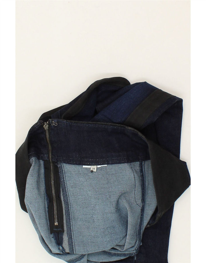 GUESS Womens Skinny Trousers W28 L29 Navy Blue Vintage Guess and Second-Hand Guess from Messina Hembry 