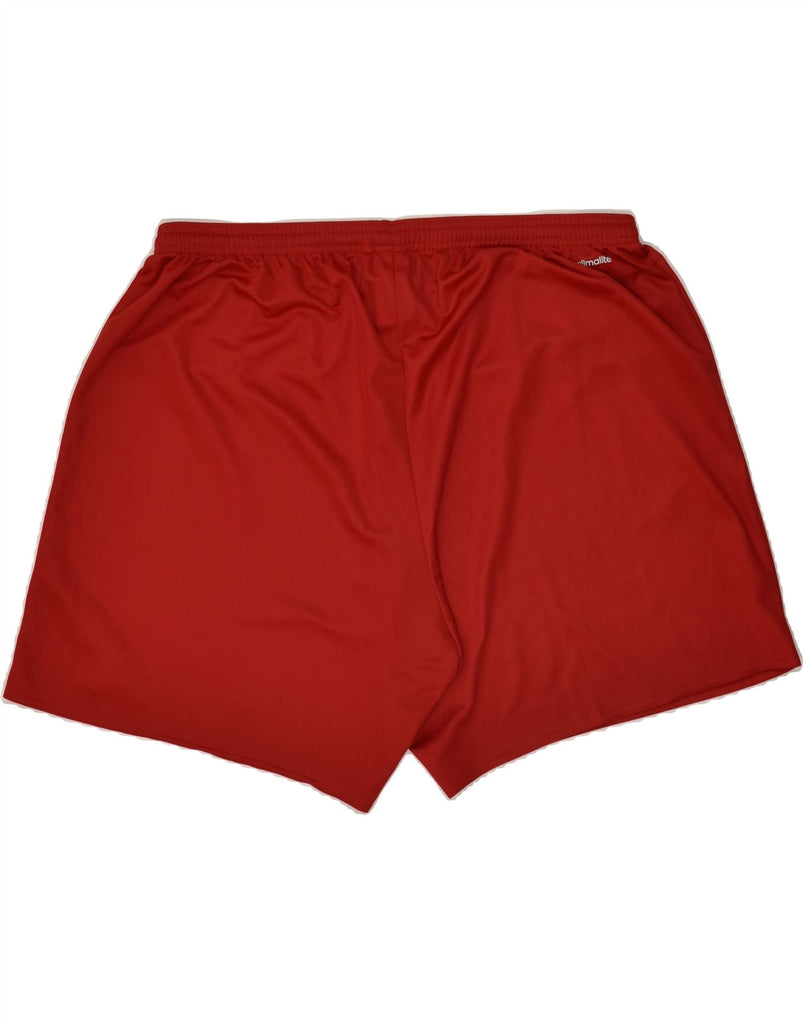 ADIDAS Mens Climalite Sport Shorts 2XL Red Polyester Vintage Adidas and Second-Hand Adidas from Messina Hembry 