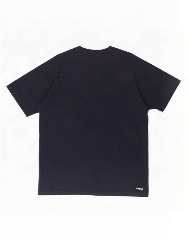 Adidas Mens Climalite T-Shirt Top XL Navy Blue Cotton