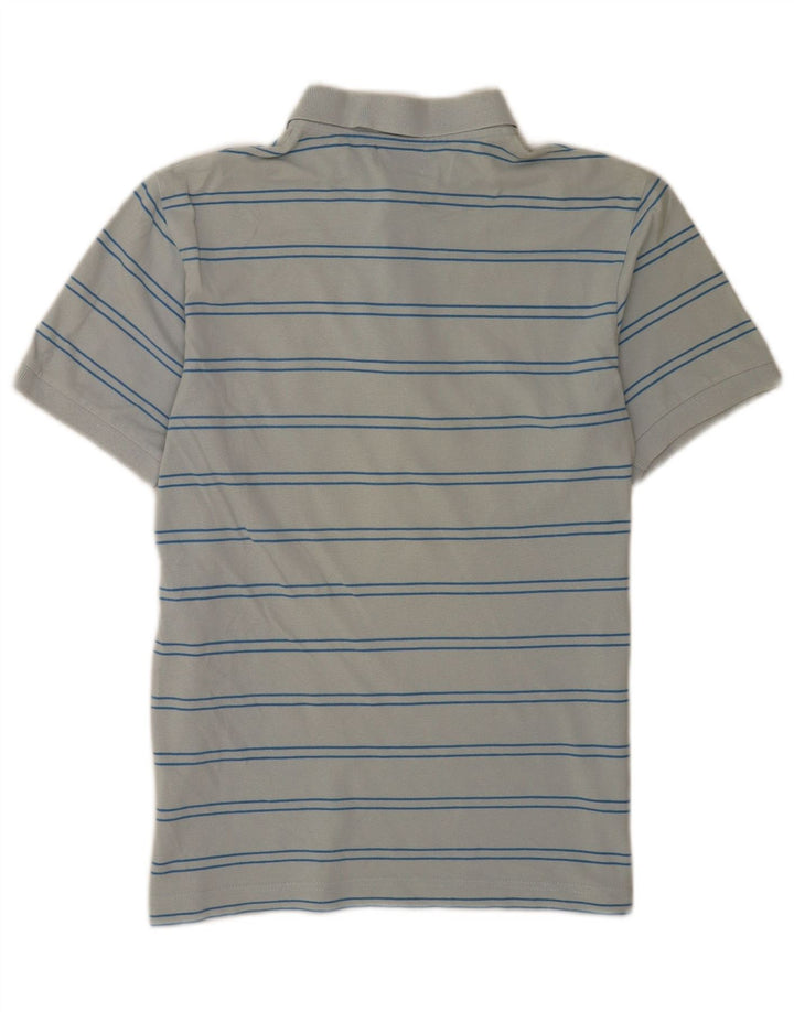 Kappa Mens Polo Shirt Small Blue Striped Cotton