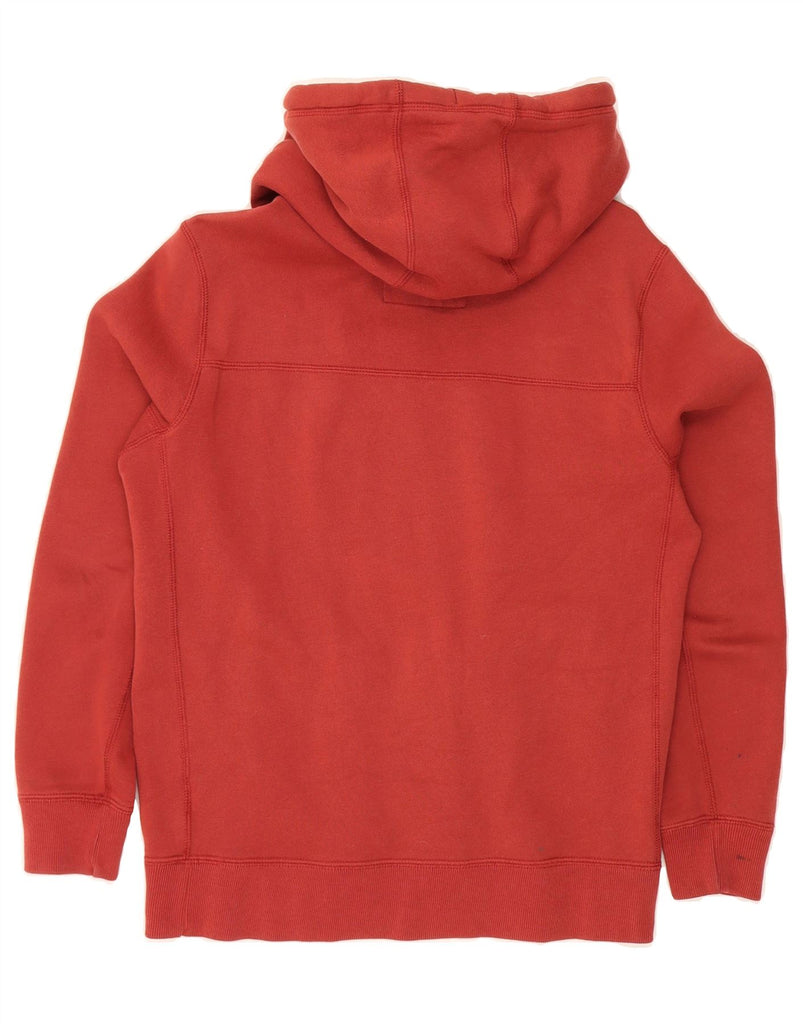 ABERCROMBIE & FITCH Womens Graphic Oversized Hoodie Jumper UK 6 XS Red Vintage Abercrombie & Fitch and Second-Hand Abercrombie & Fitch from Messina Hembry 