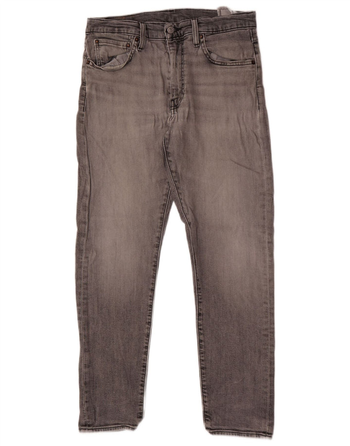 Levi's Mens 512 Slim Tapered Jeans W32 L30 Grey Cotton