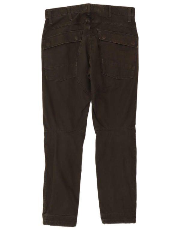 G-Star Mens Tapered Cargo Trousers W31 L32 Grey Cotton
