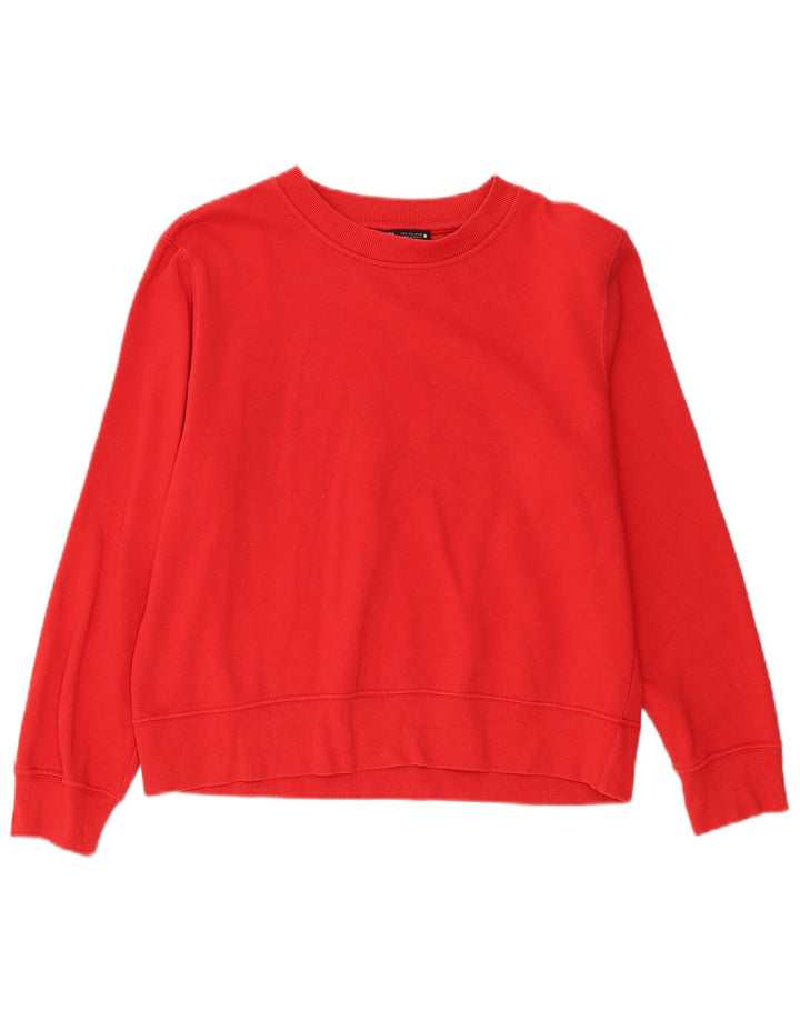 Zara Womens Sweatshirt Jumper UK 16 Large Red