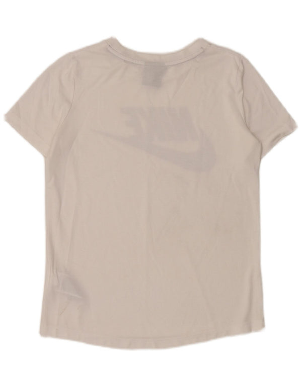Nike Mens Graphic T-Shirt Top Small White Polyester